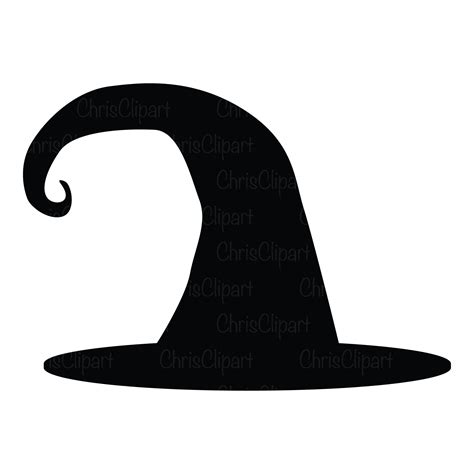 How to Resize and Print a Silhouette Witch Hat SVG for Wall Art
